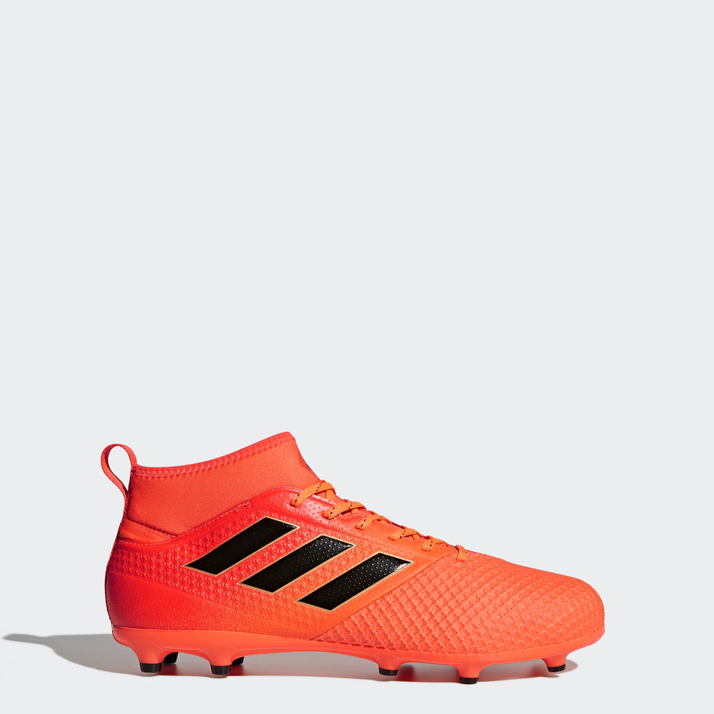 Adidas Ace 17.3 Firm Ground - ποδοσφαιρικα παπουτσια ανδρικα - Πορτοκαλι/Μαυρα/Κοκκινα,Μέγεθος: EU 3